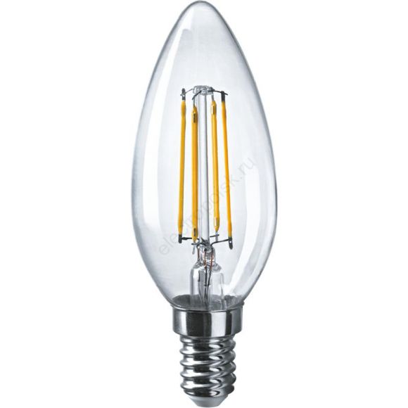 Лампа светодиодная 12вт OLL-F-C35-12-230-2.7K-E14 ОНЛАЙТ (25113)