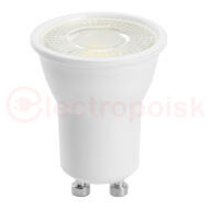 Лампа светодиодная LED 5вт 230в GU10 теплый с линзой 38 гр. Лампа светодиодная LED 5вт 230в GU10 теплый с линзой 38 гр.