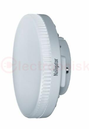 Лампа светодиодная LED 8вт GX53 теплый таблетка