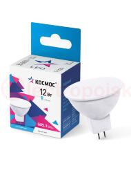 Лампа светодиодная LED 12Вт JCDR 220В GU5.3 D50х57 4500 белый 1170лм Лампа светодиодная LED 12Вт JCDR 220В GU5.3 D50х57 4500 белый 1170лм