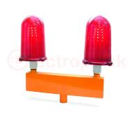 Светильник СДЗО-05 прозрачный 2хЕ27 с LED лампой Пермь 85-240 с решеткой Светильник СДЗО-05 прозрачный 2хЕ27 с LED лампой Пермь 85-240 с решеткой
