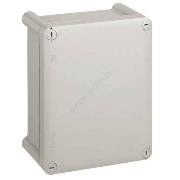 Коробка промышленная для оснастки 155х110х74 IP66 пластиковая непрозрачная крышка (035017)