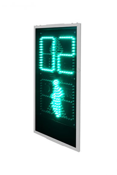 Светофор дорожный светодиодный пешеходный с ТООВ (П.1.1 с ТВАЗ) (Э00049ЕК)
