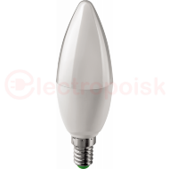 Лампа светодиодная LED 10вт E14 белый матовая свеча PROMO Лампа светодиодная LED 10вт E14 белый матовая свеча PROMO