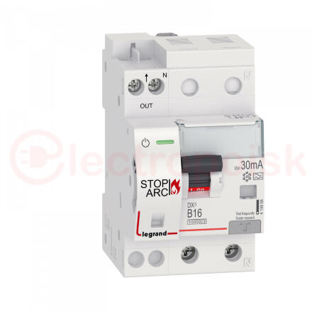УЗДП DX3 Stop Arc 1P+N B16 10000A 30mA A (с АВДТ)