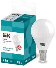 Лампа светодиодная LED 9вт Е14 белый матовый шар ECO Лампа светодиодная LED 9вт Е14 белый матовый шар ECO