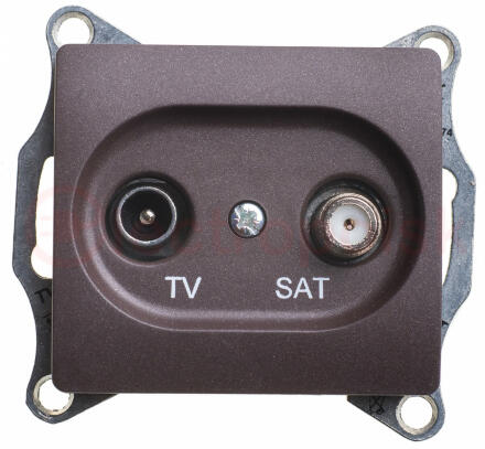 Розетка GLOSSA TV-SAT оконечная 1DB механизм Розетка GLOSSA TV-SAT оконечная 1DB механизм