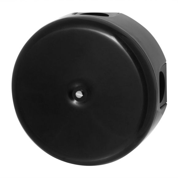Распределительная коробка 110мм, пластик, цвет Черный (4 кабельных ввода в комплекте) (B1-522-23-K)