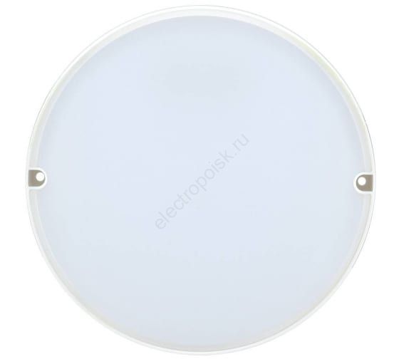 Светильник светодиодный ДПО 2012Д 12Вт IP54 6500К круг белый с акустическим датчиком (LDPO3-2012D-12-6500-K01)