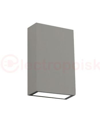 Светильник светодиодный фасадный ДБУ- 2x4w 4000K серый IP65 230V/50Hz  Jazzway PWL-12080/40D