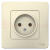 BLANCA скрытой установки розетка без заземления без шторок 16А, 250В, молочный