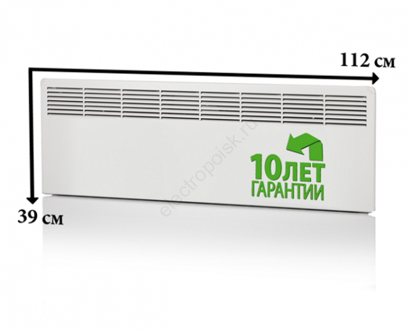 Конвектор 1500W электронный термостат IP21 389мм ENSTO
