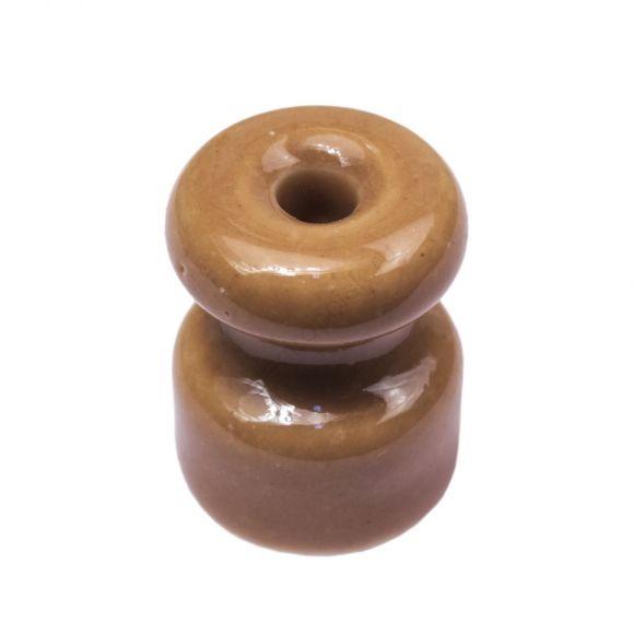 Изолятор для наружного монтажа R, керамика, цвет бронза  (50 шт/уп) (R1-551-025-50)