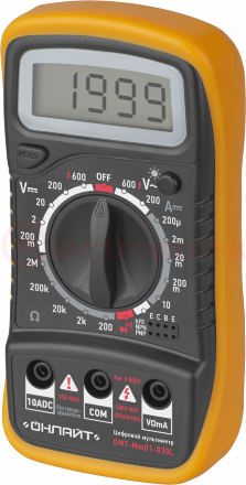 Мультиметр ОНЛАЙТ 90 080 ОMT-Mm01-830L (830L)