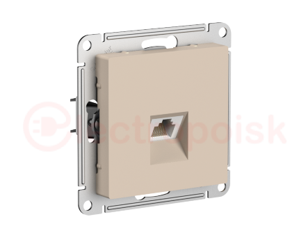 ATLASDESIGN РОЗЕТКА компьютерная RJ45, кат. 5Е, механизм, ПЕСОЧНЫЙ ATLASDESIGN РОЗЕТКА компьютерная RJ45, кат. 5Е, механизм, ПЕСОЧНЫЙ