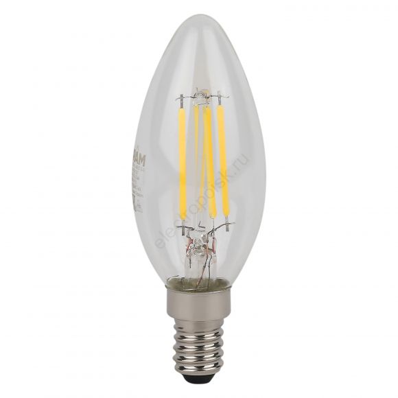 Лампа светодиодная филаментная LED Star Свеча 4Вт (замена 40Вт), 480Лм, 2700К, цоколь E14 OSRAM (4058075683877)