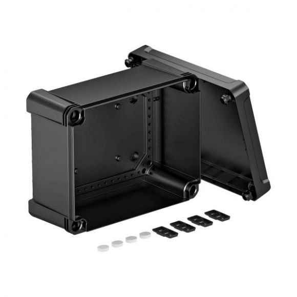 Распределительная коробка X16C, IP 67, 241x191x126 мм, черная, сплошная стенка (2005610)