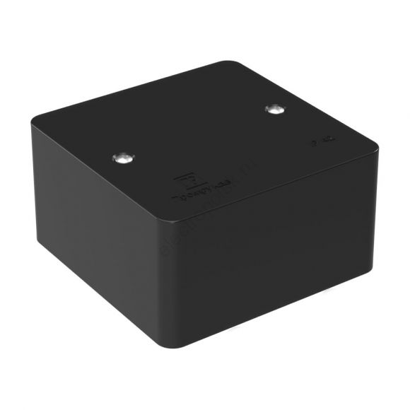 Коробка универсальная для кабель-канала 40-0460   безгалогенная (HF) черная 85х85х45 (152шт/кор) (40-0460-9005)