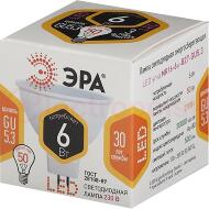 Лампа светодиодная LED MR16-6W-827-GU5.3 (диод, софит, 6Вт, тепл, GU5.3) ЭРА, (10/100/4000) ЭРА Лампа светодиодная LED MR16-6W-827-GU5.3 (диод, софит, 6Вт, тепл, GU5.3) ЭРА, (10/100/4000) ЭРА