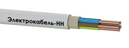 Кабель силовой ВВГнг(А)-LSLTx 5х2.5 (N.PE)-0.660 однопроволочный (барабан)