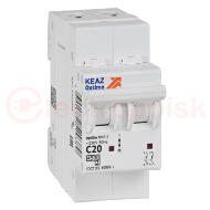 Выключатель автоматический двухполюсный 20А C 4,5кА AC OptiDin BM63-2C20-4,5-УХЛ3 Выключатель автоматический двухполюсный 20А C 4,5кА AC OptiDin BM63-2C20-4,5-УХЛ3