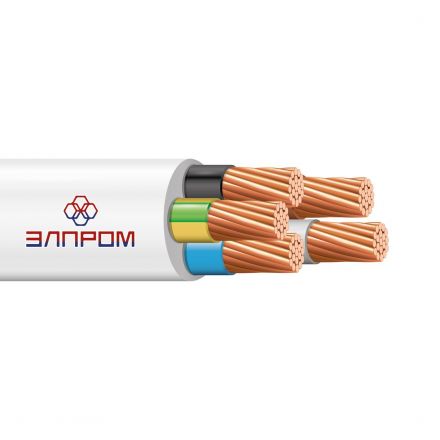 Провод ПВС нг(А)LS 5х0.75 белый(100м) ТРТС