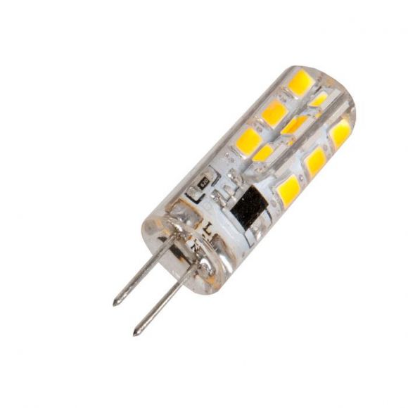 Лампа светодиодная LED 2вт 12в G4 теплый капсульная (25858)