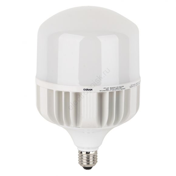 Лампа светодиодная LED HW 55Вт E27/E40 650Лм, (замена 650Вт), холодный белый свет OSRAM