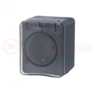 AtlasDesign Profi54 розетка с заземлением со шторками IP54 16А 250B, АНТРАЦИТ, Россия AtlasDesign Profi54 розетка с заземлением со шторками IP54 16А 250B, АНТРАЦИТ, Россия