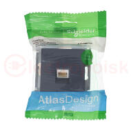 Розетка ATLASDESIGN компьютерная RJ45 механизм грифель Розетка ATLASDESIGN компьютерная RJ45 механизм грифель