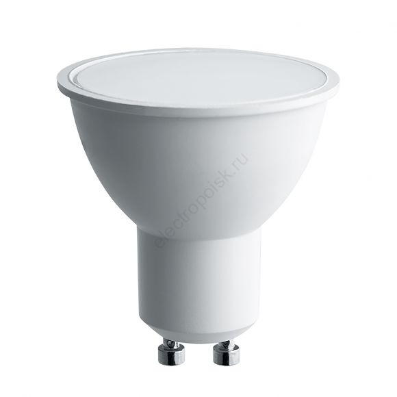 Лампа светодиодная LED 9вт 230в GU10 теплый (55148)