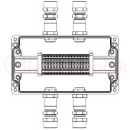 Взрывозащищенная клеммная коробка из полиэстера TBE-P-04-(16xCBC.4)-2xKA2MHK(A)-1xKA2MHK(C)1Ex e IIC Т5 Gb / Ex tb IIIC T95°C Db IP66/ КЗ Взрывозащищенная клеммная коробка из полиэстера TBE-P-04-(16xCBC.4)-2xKA2MHK(A)-1xKA2MHK(C)1Ex e IIC Т5 Gb / Ex tb IIIC T95°C Db IP66/ КЗ