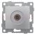 GUSI Bravo механизм антенной розетки, одинарной, скрытая  установка. Цвет  серебро.