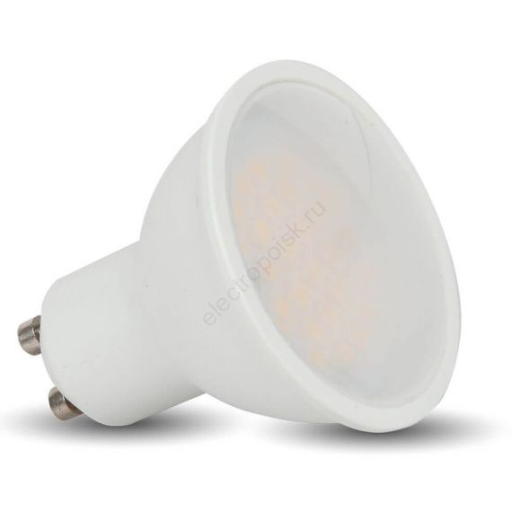Лампа светодиодная LED 7вт 230в GU10 теплый (55145)
