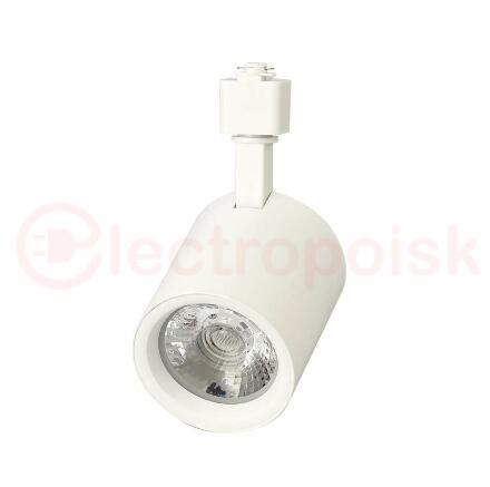 Светильник светодиодный трековый на шинопровод ДПО- 25w 4000K 24° WH (белый) IP40 jazzway