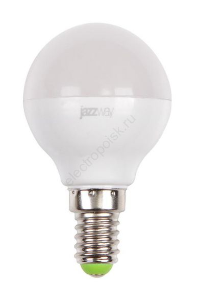 Лампа светодиодная LED 11Вт 230Вт E14 холодный матовый шар Jazzway (5019300)