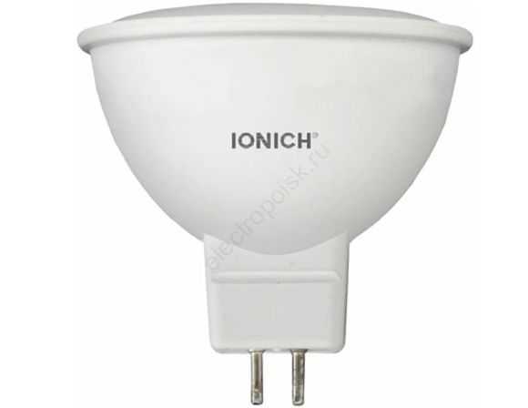 Лампа светодиодная LED 10w 4000К, GU5.3, 900Лм IONICH (1526)