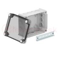 Коробка распаячная T160 190x150x77 высокая прозрачная крышка Коробка распаячная T160 190x150x77 высокая прозрачная крышка