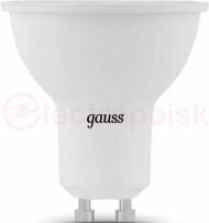 Лампа светодиодная LED 9 Вт 830 Лм 6500К холодная GU10 MR16 Black Gauss Лампа светодиодная LED 9 Вт 830 Лм 6500К холодная GU10 MR16 Black Gauss