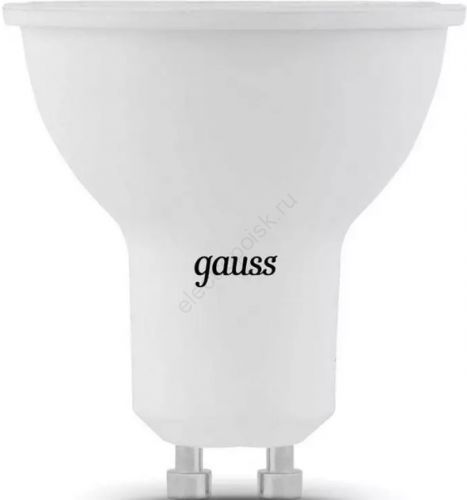 Лампа светодиодная LED 9 Вт 830 Лм 6500К холодная GU10 MR16 Black Gauss (101506309)