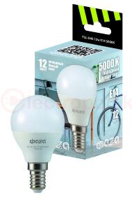 Лампа светодиодная LED 12Вт E14 5000K шар 230/50 ФАZА Лампа светодиодная LED 12Вт E14 5000K шар 230/50 ФАZА