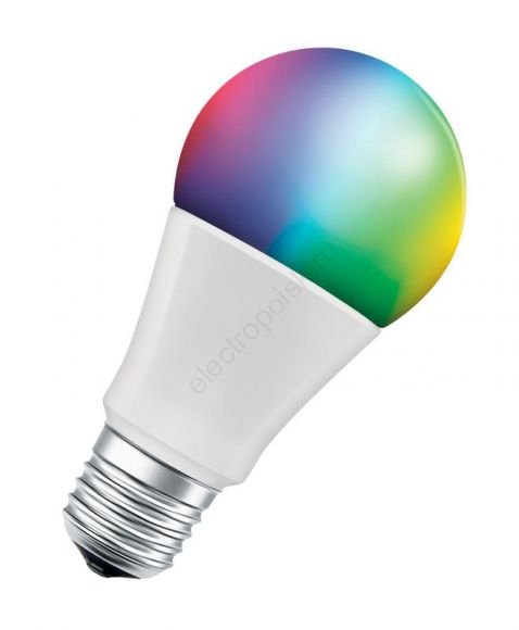 Лампа светодиодная диммируемая LEDVANCE SMART+ груша, 14Вт (замена 100 Вт), RGBW (4058075521438)