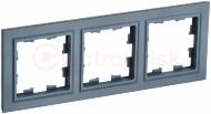 BRITE Рамка 3 поста РУ-3-БрМ маренго BRITE Рамка 3 поста РУ-3-БрМ маренго