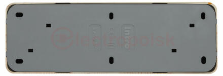 Розетка Intro Quadro 2-208-11 с заземлением четырехместная 4х2P+E, 16А-250В, IP20, ОУ, сосна Розетка Intro Quadro 2-208-11 с заземлением четырехместная 4х2P+E, 16А-250В, IP20, ОУ, сосна