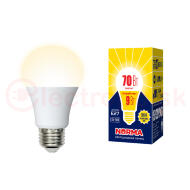 Лампа светодиодная Форма A матовая Серия Norma Теплый белый свет (3000K) LED-A60-9W/3000K/E27/FR/NR Лампа светодиодная Форма A матовая Серия Norma Теплый белый свет (3000K) LED-A60-9W/3000K/E27/FR/NR