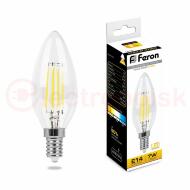 Лампа светодиодная LED 7вт Е14 теплый свеча FILAMENT Лампа светодиодная LED 7вт Е14 теплый свеча FILAMENT