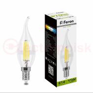 Лампа светодиодная LED 11вт Е14 белый свеча на ветру FILAMENT Лампа светодиодная LED 11вт Е14 белый свеча на ветру FILAMENT