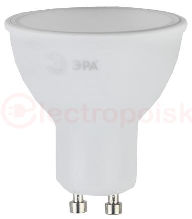 Светодиодная лампа LED MR16-6W-860-GU10 (диод, софит, 6Вт, холод, GU10) ЭРА