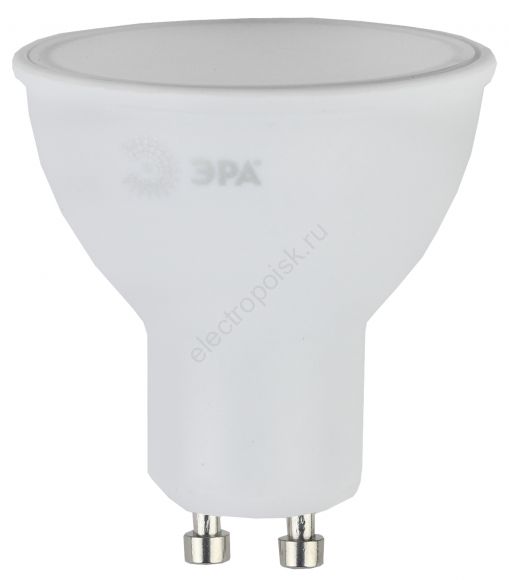 Светодиодная лампа LED MR16-6W-860-GU10 (диод, софит, 6Вт, холод, GU10) ЭРА (Б0049070)