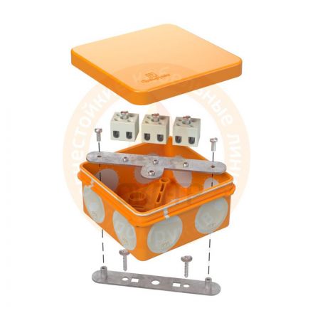 Коробка огнестойкая для о/п двухкомпонентная 60-0210-FR2.5-6 Е15-Е120 80х80х40